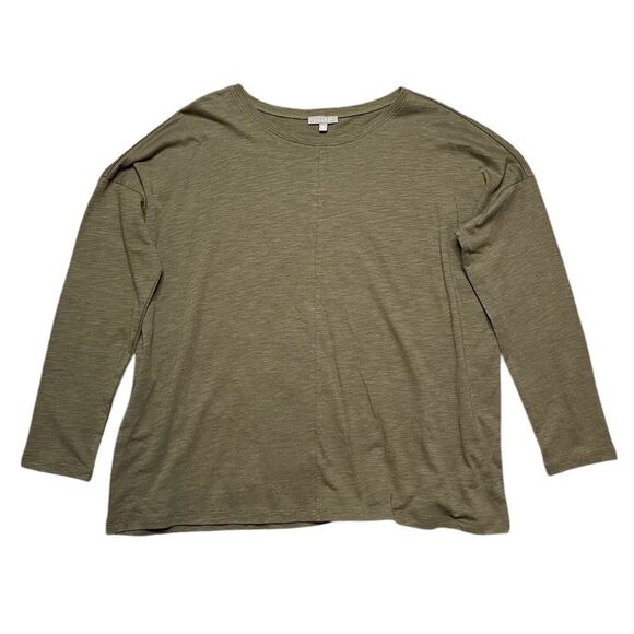 LILLIA P Long Sleeve Crew Neck Shirt Size Large - Picture 1 of 5